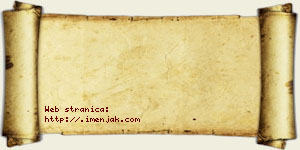 Anđela Mićalović vizit kartica